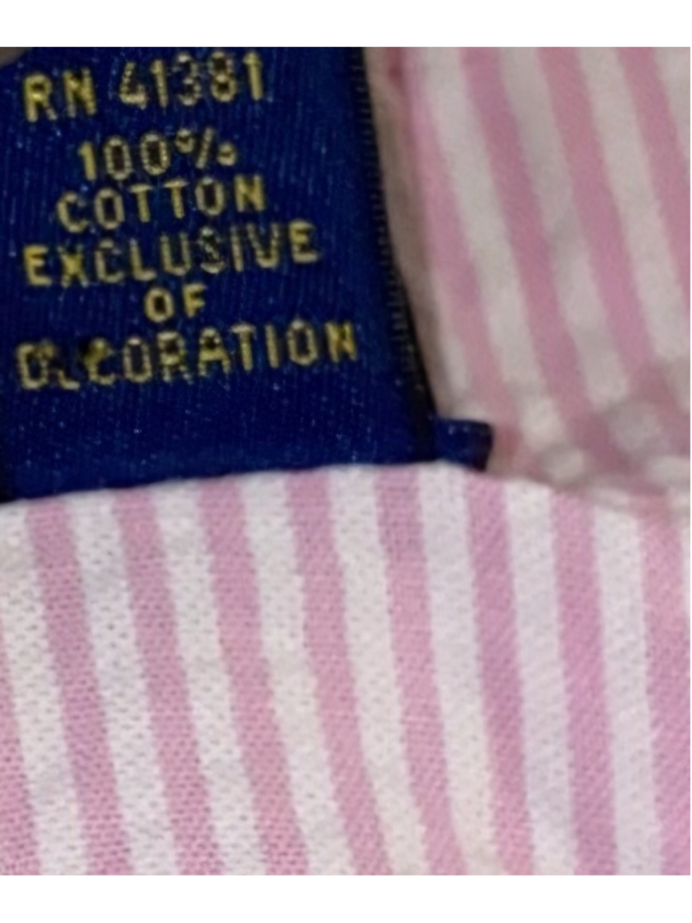Ralph Lauren Men's Large Pink White Seersucker Short Sleeve Button Down Shirt - Picture 5 of 7